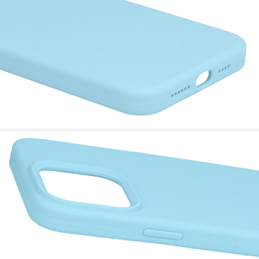 Pokrowiec Silicone Lite Case jasnoniebieski Apple iPhone X / 5