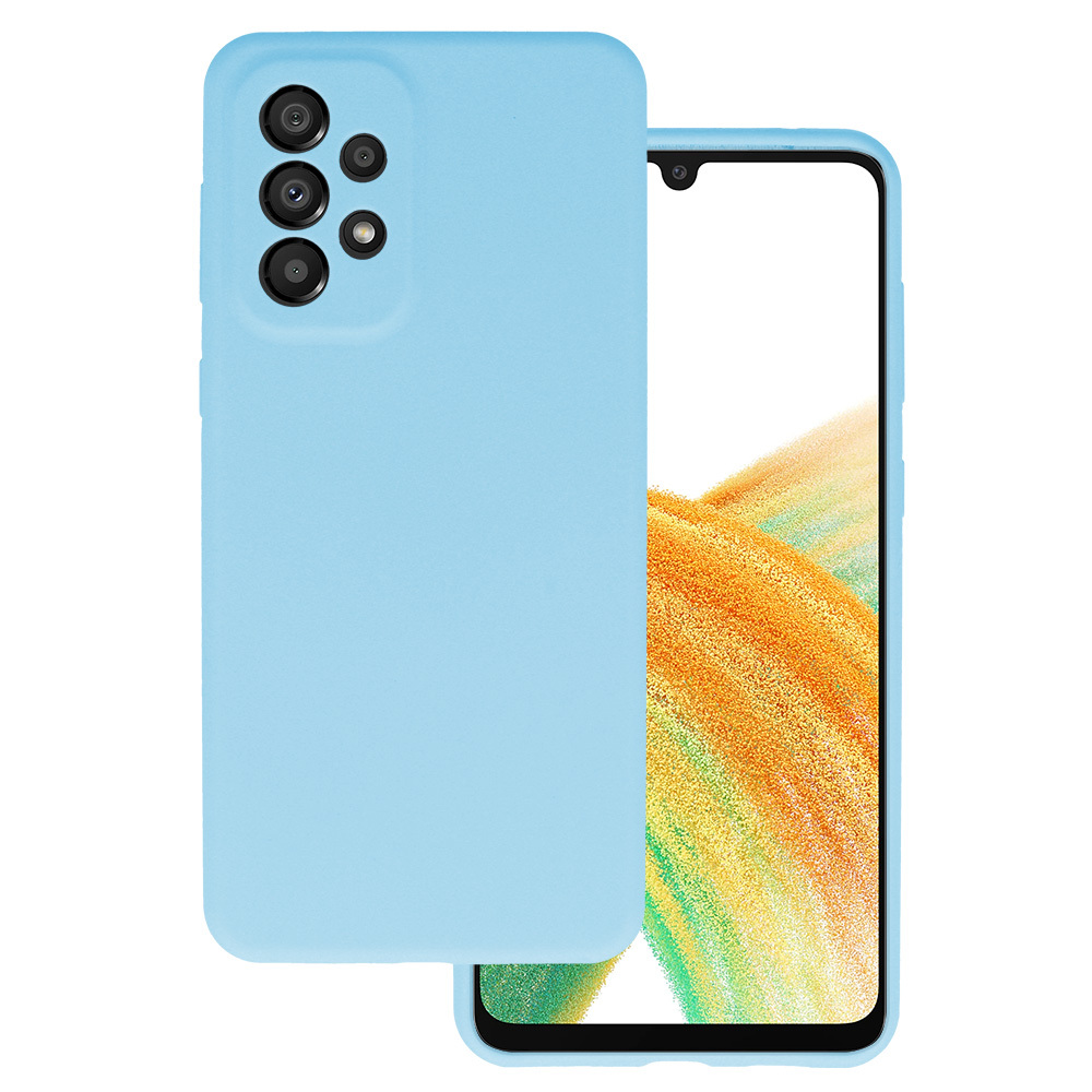 Pokrowiec Silicone Lite Case jasnoniebieski Samsung Galaxy A33 5G