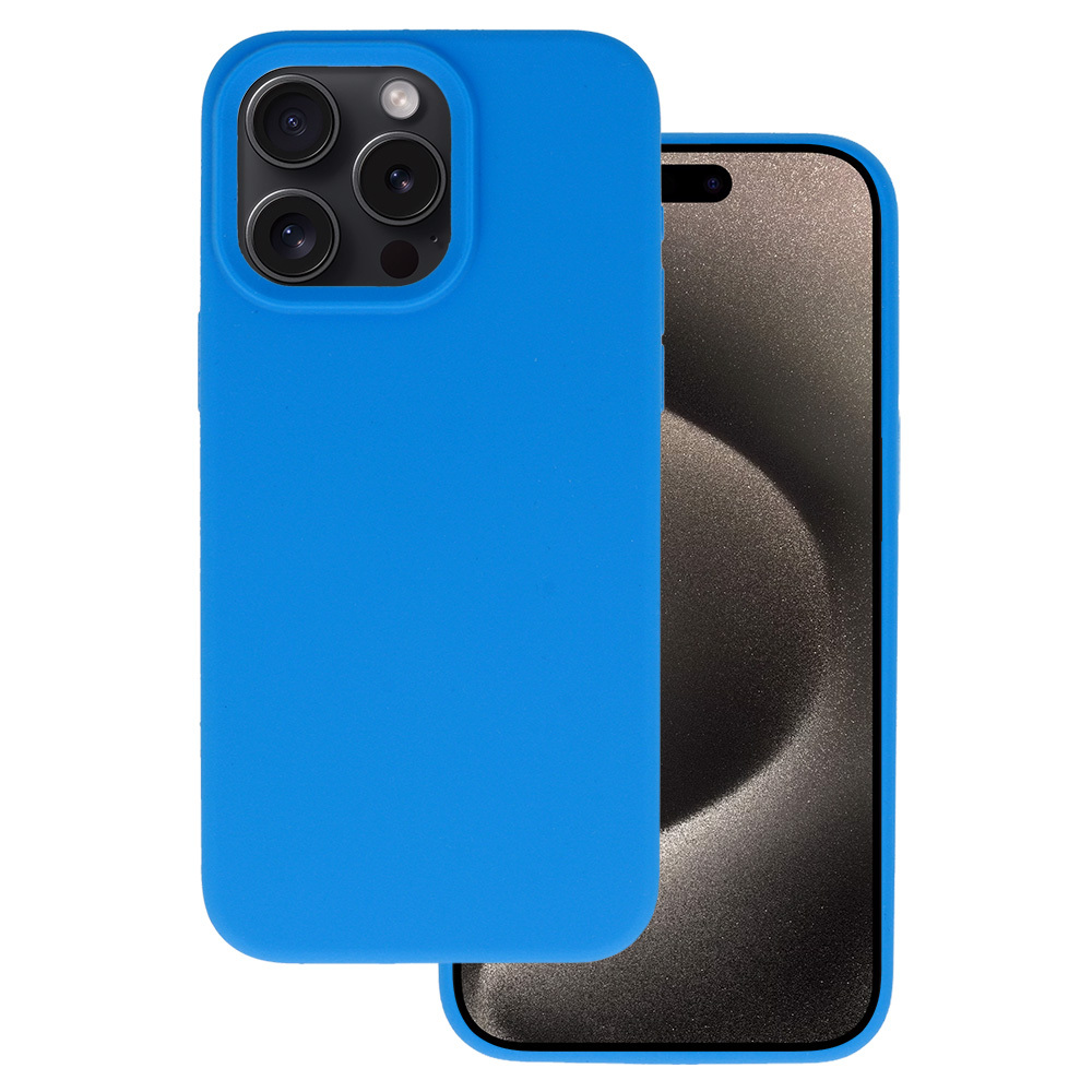 Pokrowiec Silicone Lite Case niebieski Apple iPhone SE 2020