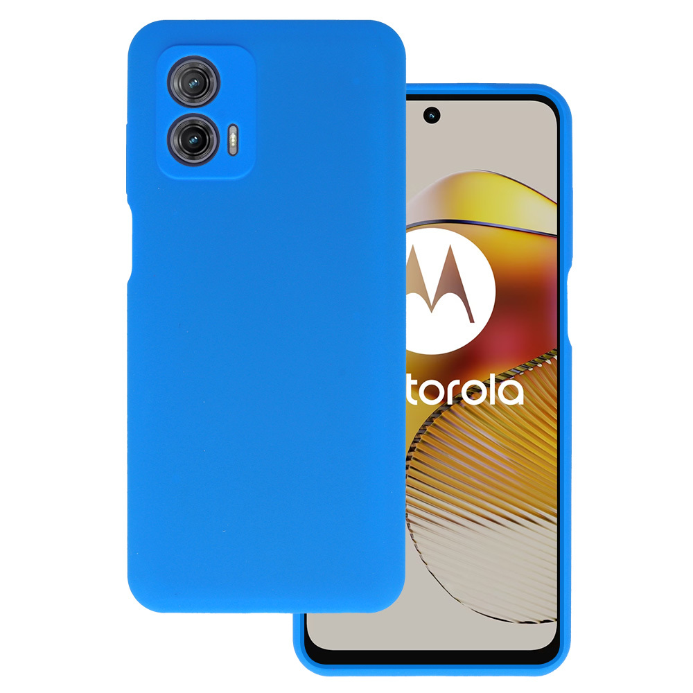 Pokrowiec Silicone Lite Case niebieski Motorola Moto G73