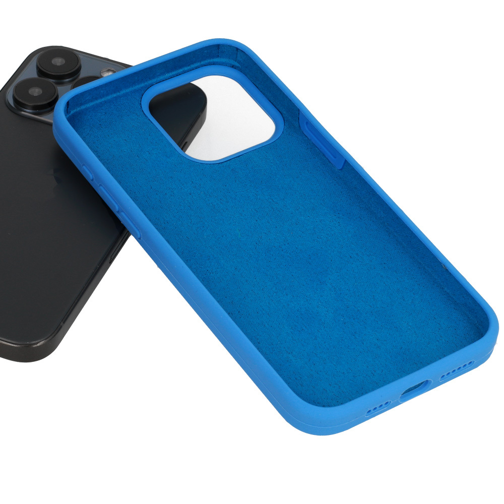 Pokrowiec Silicone Lite Case niebieski Samsung Galaxy A50s / 4
