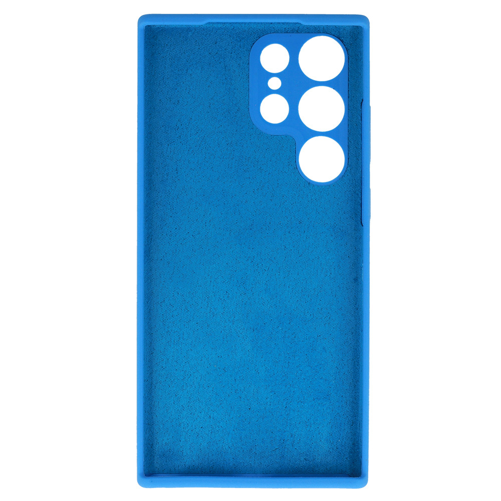 Pokrowiec Silicone Lite Case niebieski Samsung Galaxy S22 Ultra / 3
