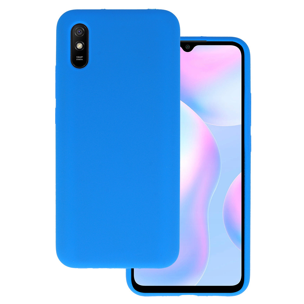 Pokrowiec Silicone Lite Case niebieski Xiaomi Redmi 9A