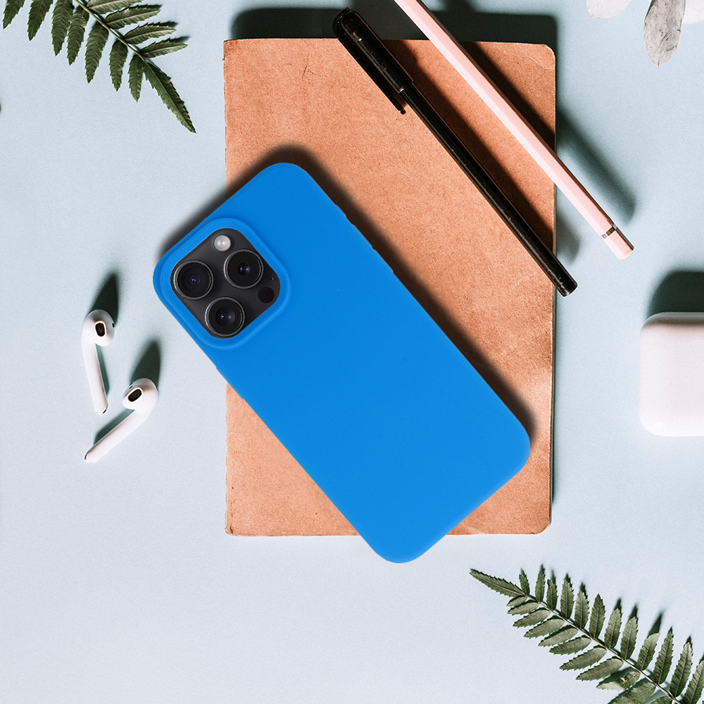 Pokrowiec Silicone Lite Case niebieski Xiaomi Redmi Note 10 / 6