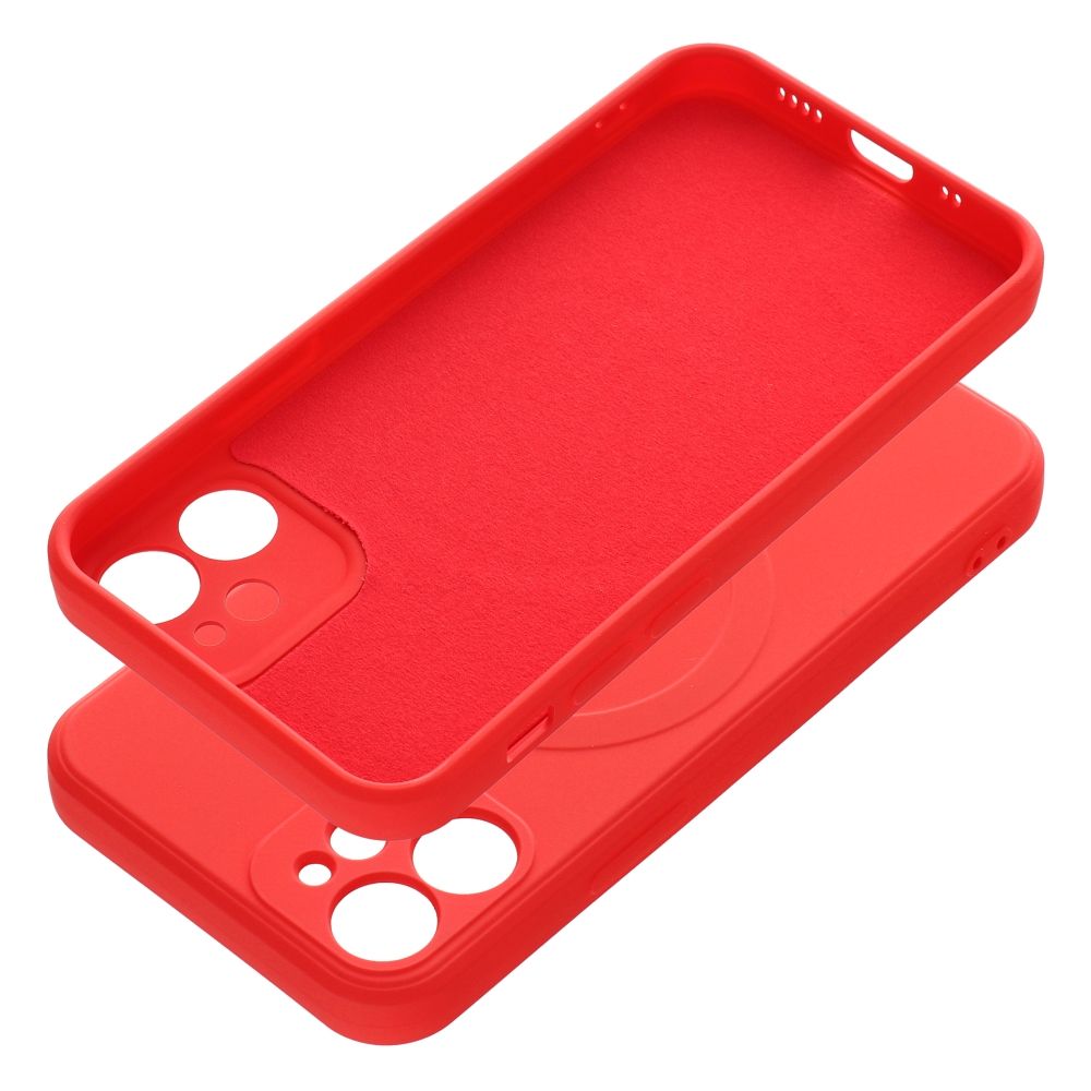 Pokrowiec Silicone Mag Cover MagSafe czerwony Apple iPhone 12 Mini / 3