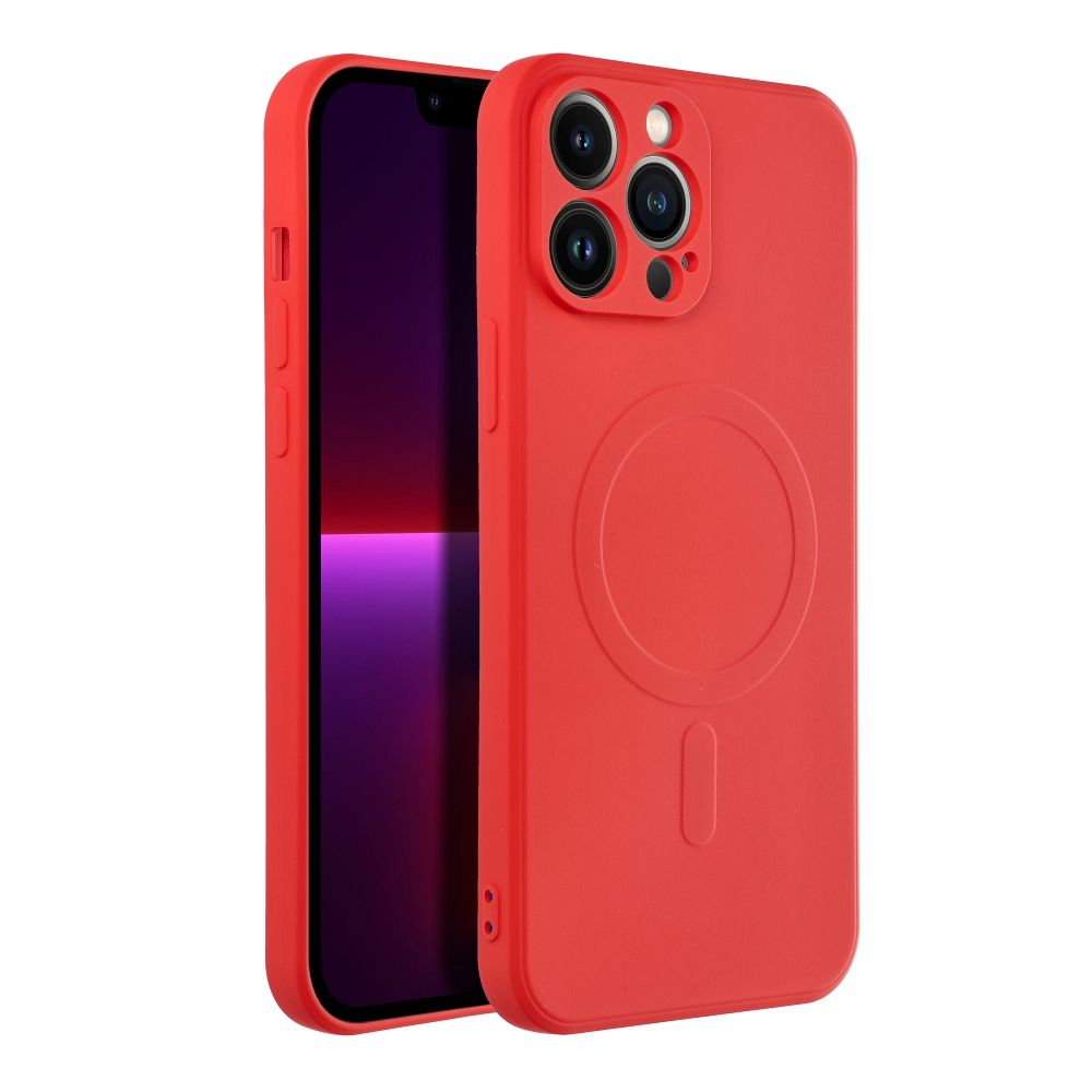 Pokrowiec Silicone Mag Cover MagSafe czerwony Apple iPhone 13 Pro Max / 2