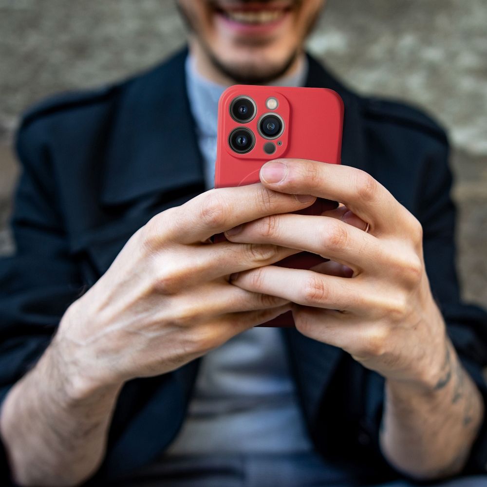 Pokrowiec Silicone Mag Cover MagSafe czerwony Apple iPhone 14 Pro / 6