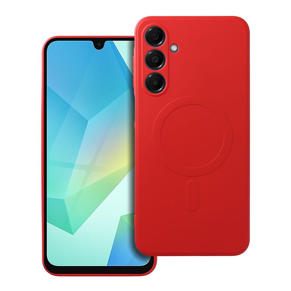 Pokrowiec Silicone Mag Cover MagSafe czerwony Samsung Galaxy A16 5G