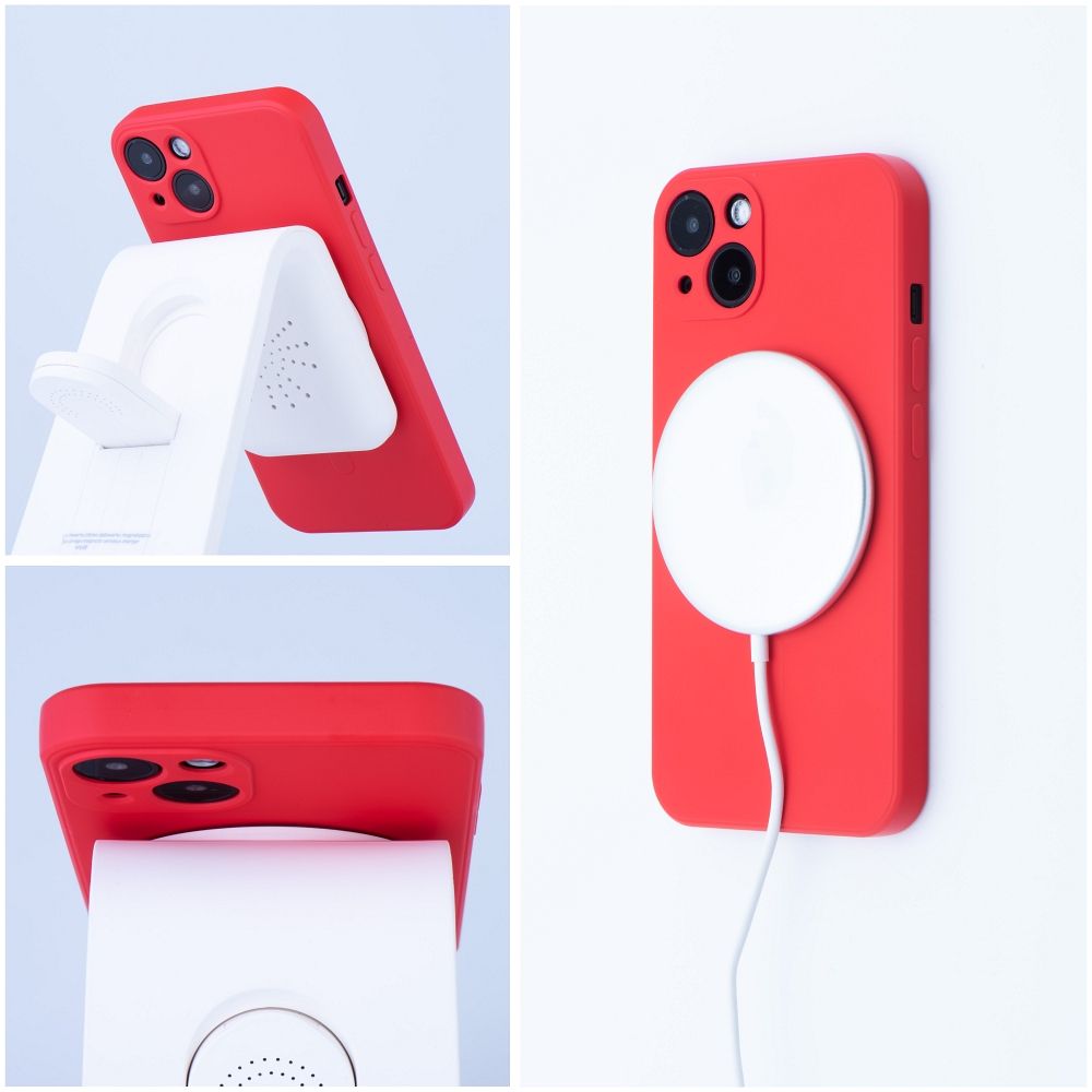 Pokrowiec Silicone Mag Cover MagSafe czerwony Samsung Galaxy S26 / 7