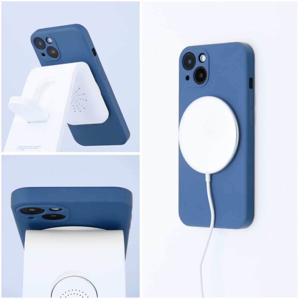 Pokrowiec Silicone Mag Cover MagSafe niebieski Apple iPhone 13 Mini / 9