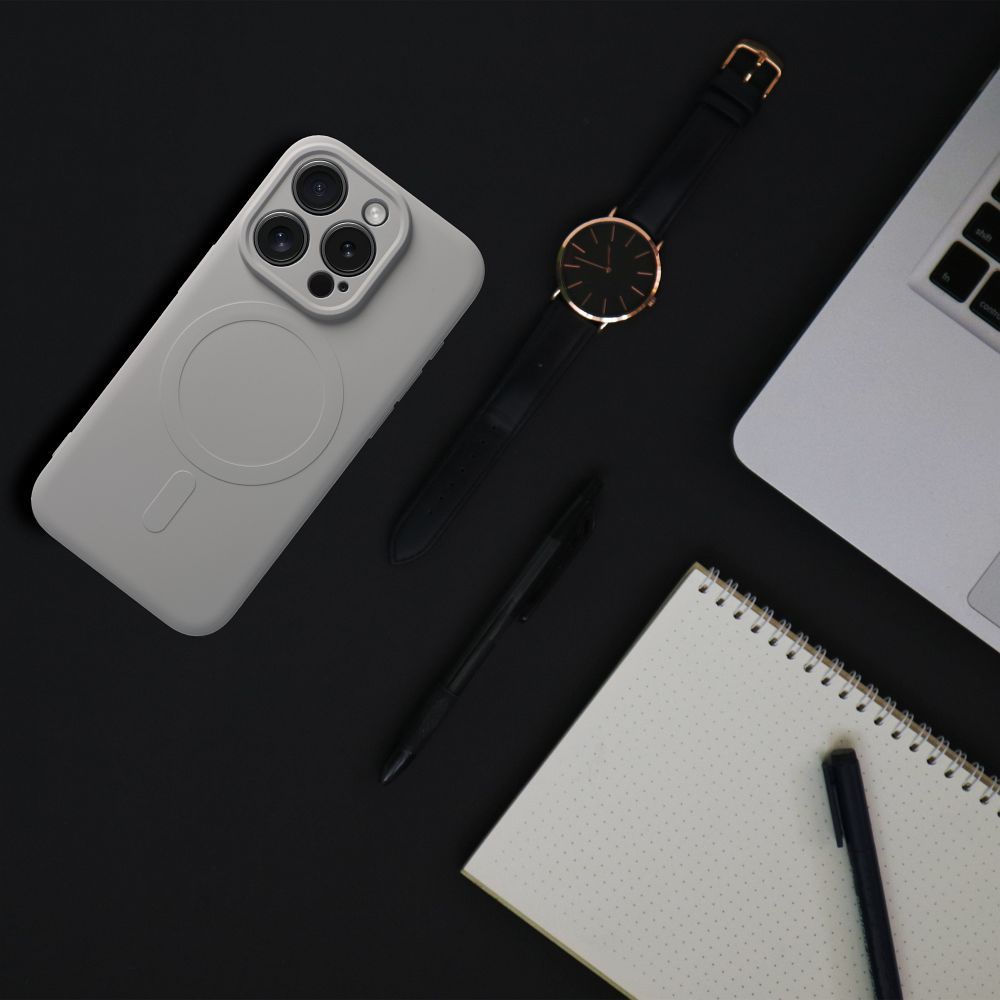 Pokrowiec Silicone Mag Cover MagSafe szary Apple iPhone 17 Pro Max / 2