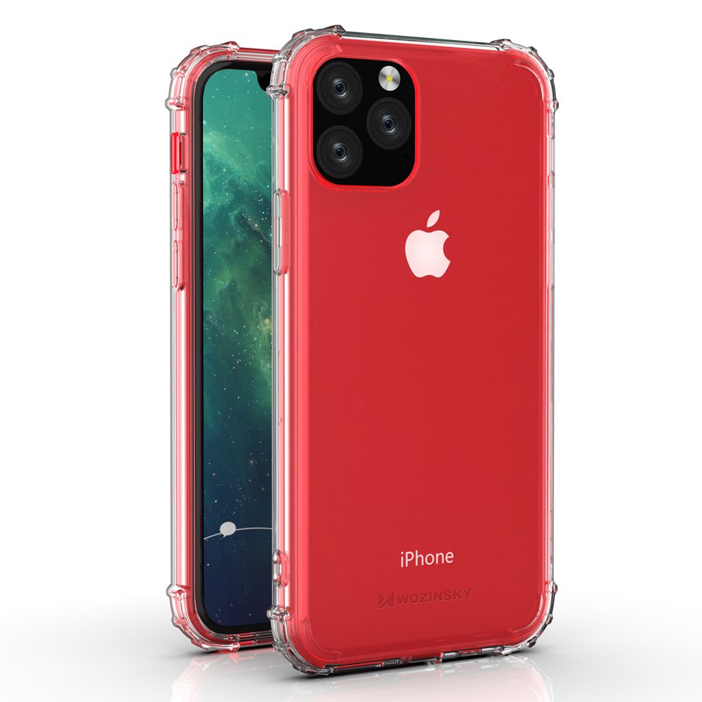 Pokrowiec silikonowy Anti Shock przeźroczysty Apple iPhone 11 Pro Max / 2 Pokrowiec silikonowy Anti Shock przeźroczysty Apple iPhone 11 Pro Max / 2