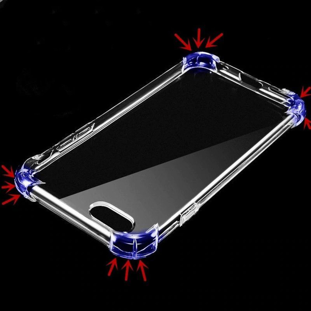 Pokrowiec silikonowy Anti Shock przeroczysty Apple iPhone 11 Pro Max / 7
