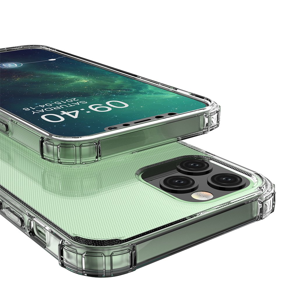 Pokrowiec silikonowy Anti Shock prze�roczysty Apple iPhone 12 / 8