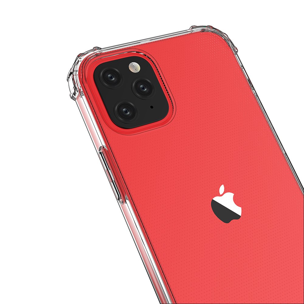 Pokrowiec silikonowy Anti Shock przeźroczysty Apple iPhone 12 Mini / 7 Pokrowiec silikonowy Anti Shock przeźroczysty Apple iPhone 12 Mini / 7