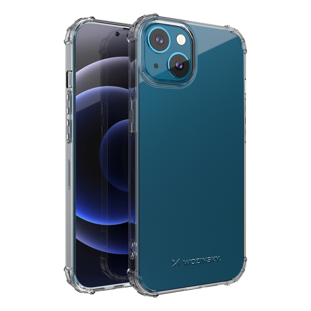 Pokrowiec silikonowy Anti Shock przeźroczysty Apple iPhone 13 / 11 Pokrowiec silikonowy Anti Shock przeźroczysty Apple iPhone 13 / 11