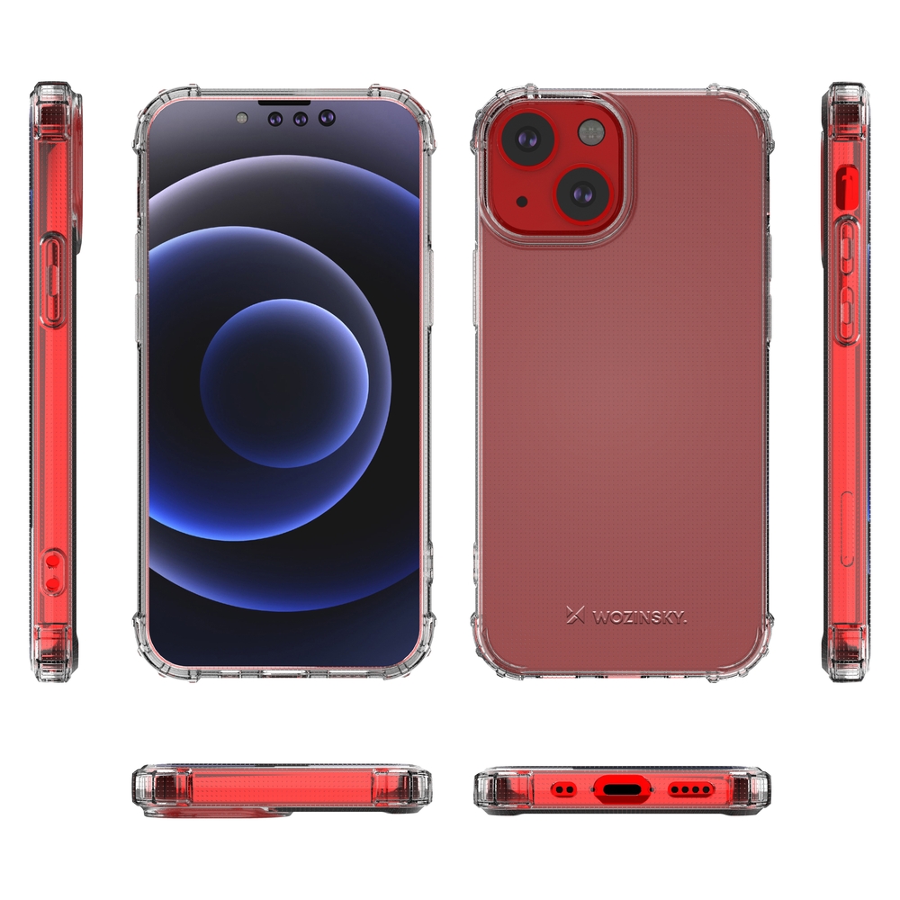 Pokrowiec silikonowy Anti Shock przeźroczysty Apple iPhone 13 Mini / 9 Pokrowiec silikonowy Anti Shock przeźroczysty Apple iPhone 13 Mini / 9