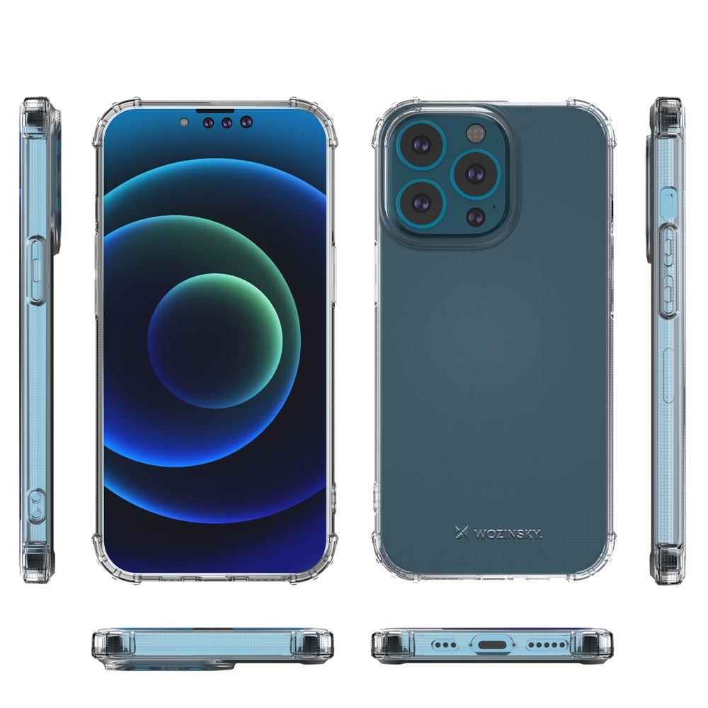 Pokrowiec silikonowy Anti Shock prze�roczysty Apple iPhone 13 Pro / 8