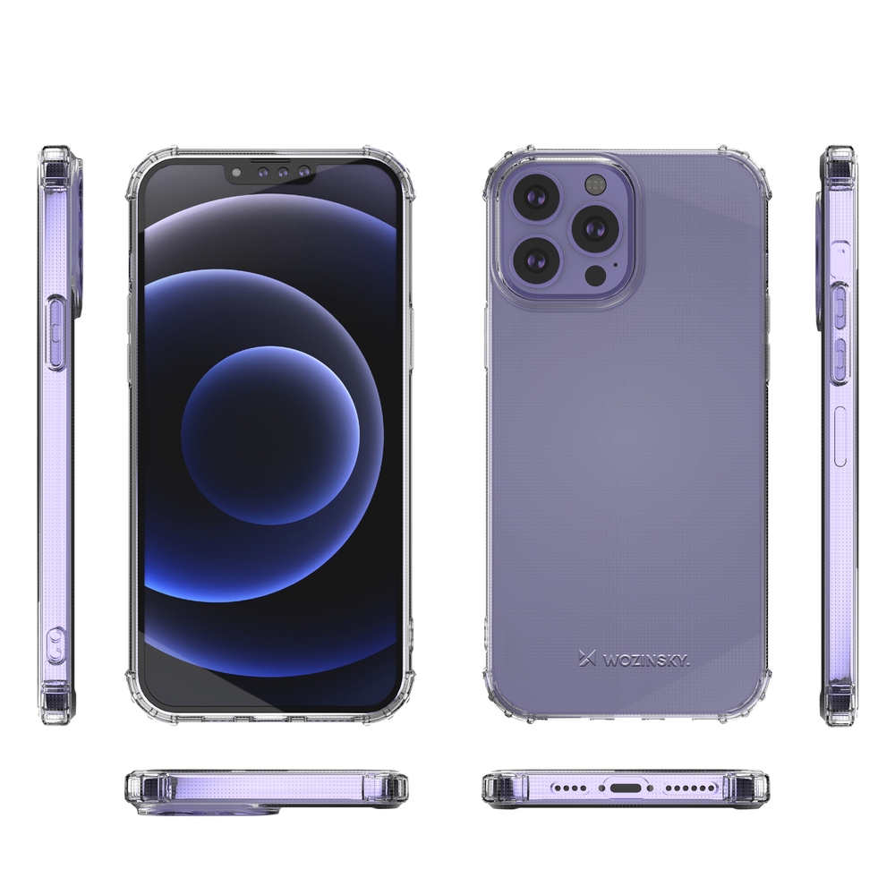 Pokrowiec silikonowy Anti Shock prze�roczysty Apple iPhone 13 Pro Max / 9