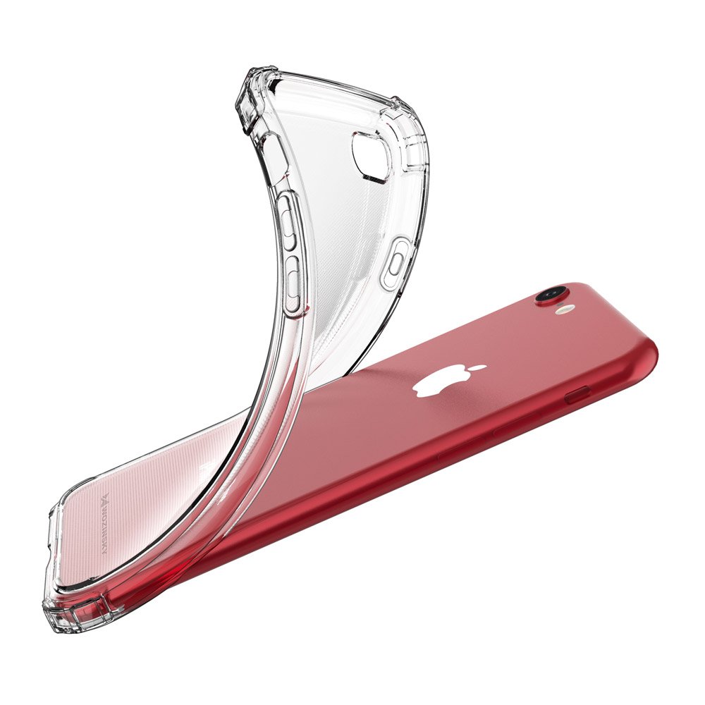 Pokrowiec silikonowy Anti Shock przeroczysty Apple iPhone 8 / 10