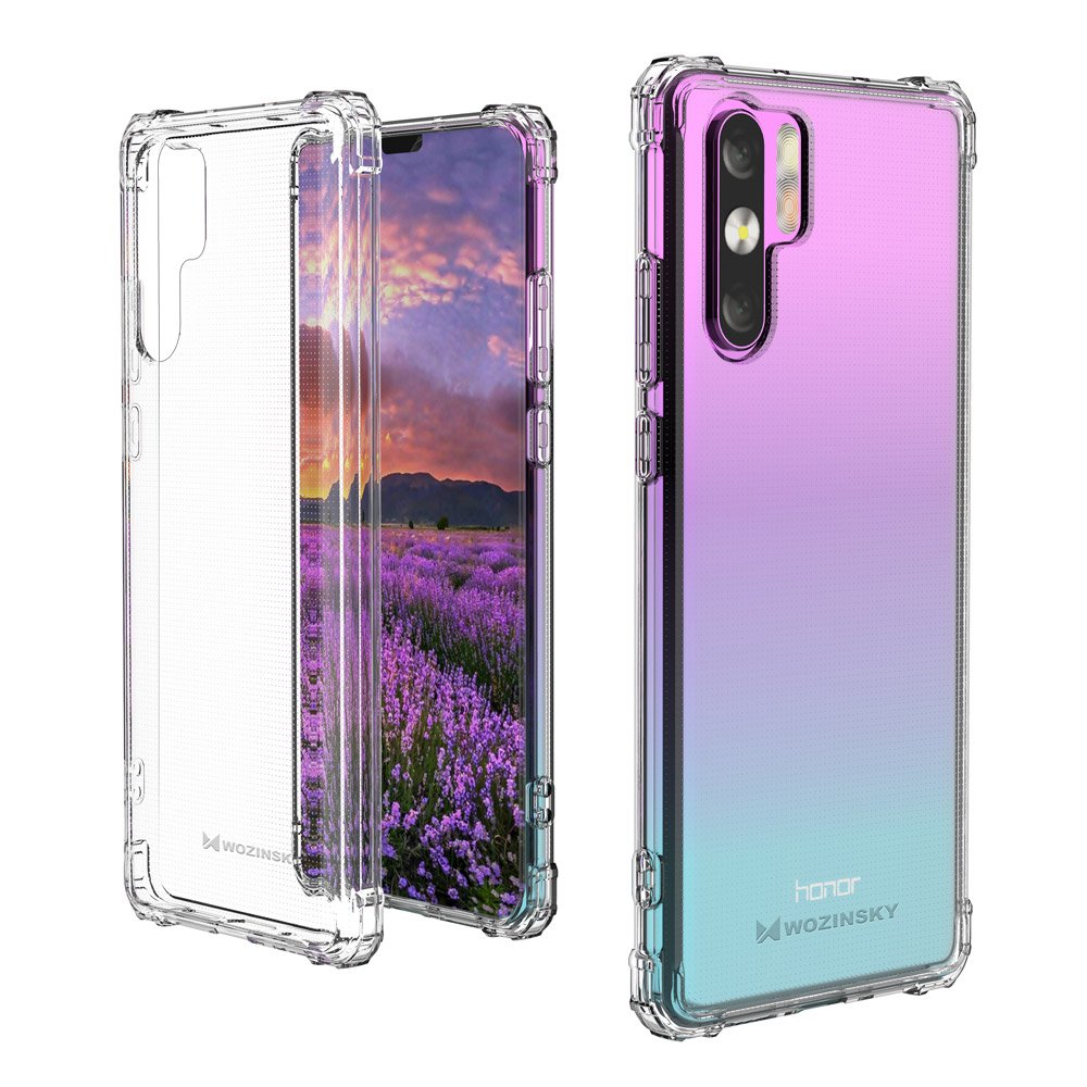Pokrowiec silikonowy Anti Shock przeźroczysty Huawei P30 Pro / 4 Pokrowiec silikonowy Anti Shock przeźroczysty Huawei P30 Pro / 4
