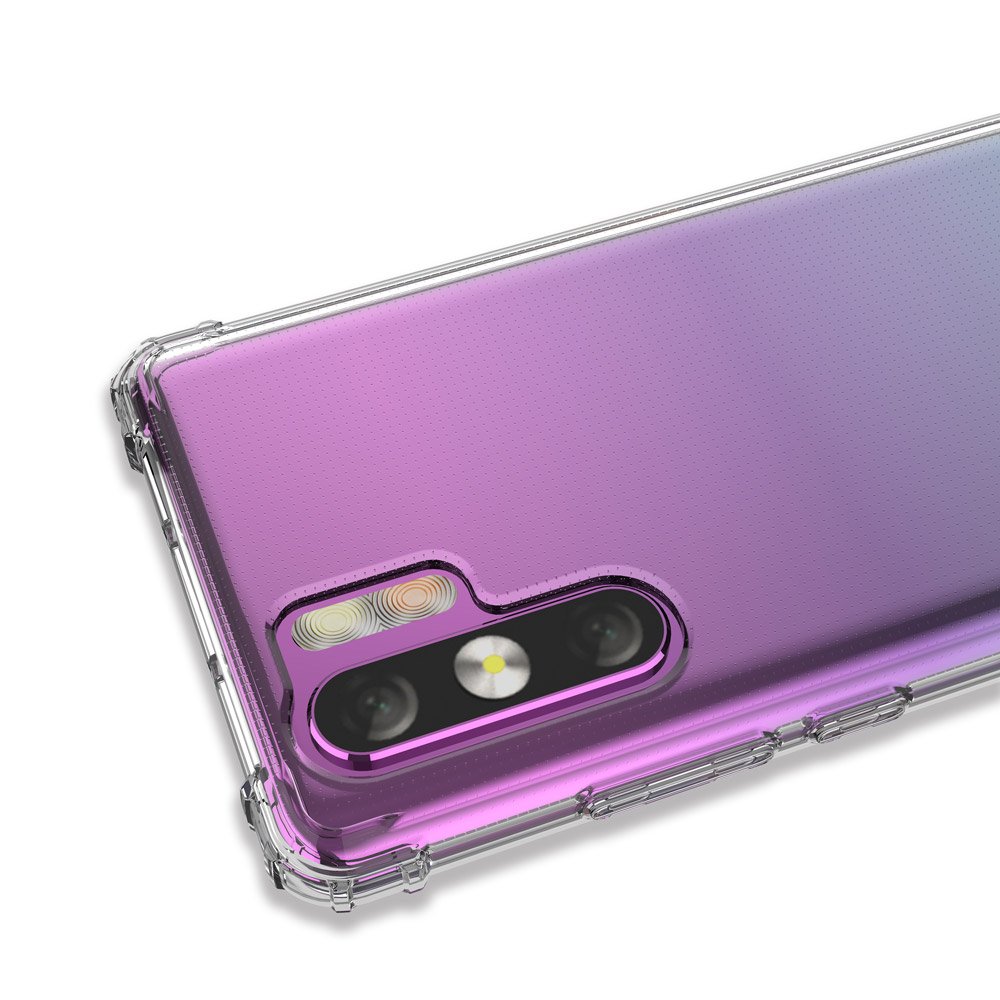 Pokrowiec silikonowy Anti Shock przeźroczysty Huawei P30 Pro / 6 Pokrowiec silikonowy Anti Shock przeźroczysty Huawei P30 Pro / 6