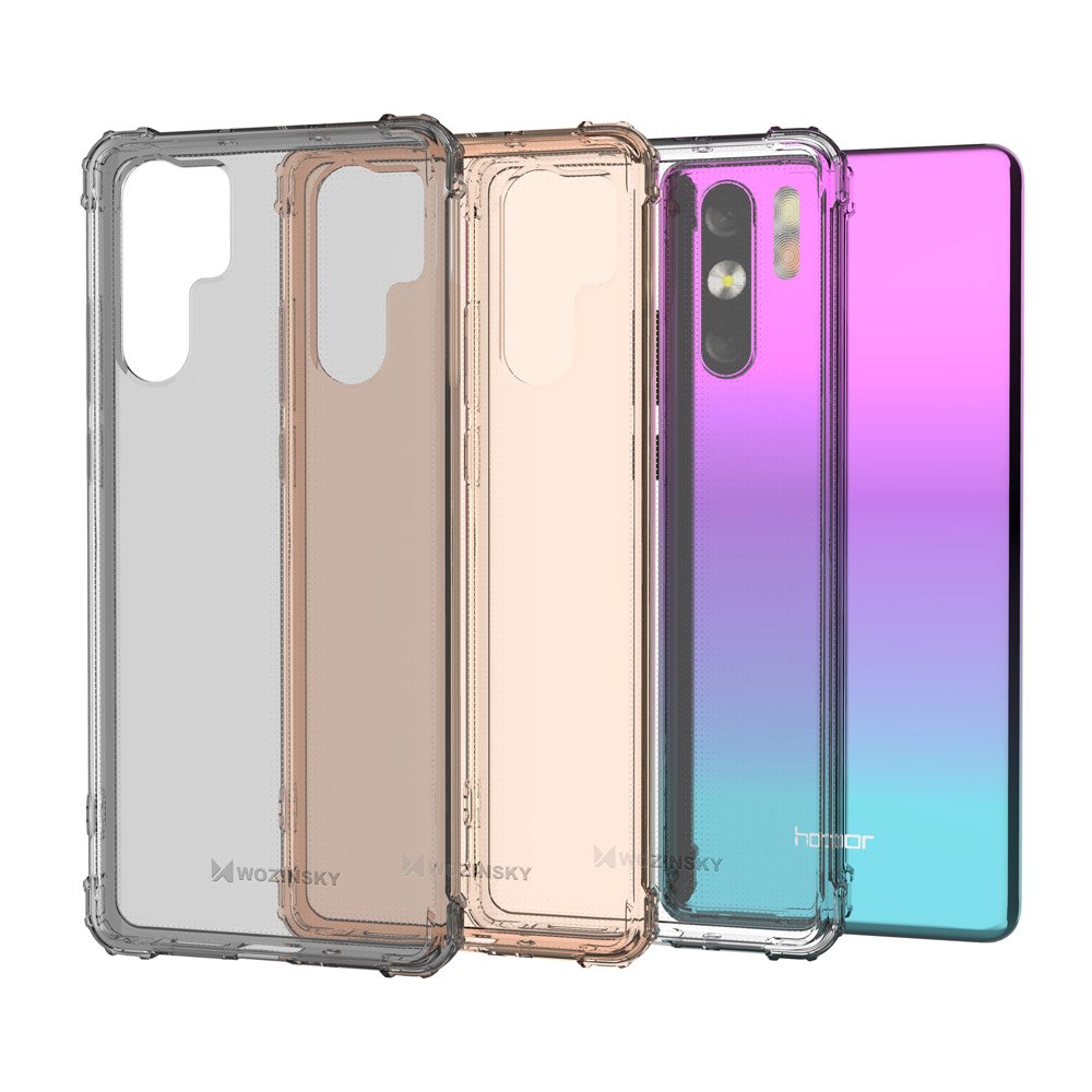Pokrowiec silikonowy Anti Shock przeźroczysty Huawei P30 Pro / 9 Pokrowiec silikonowy Anti Shock przeźroczysty Huawei P30 Pro / 9
