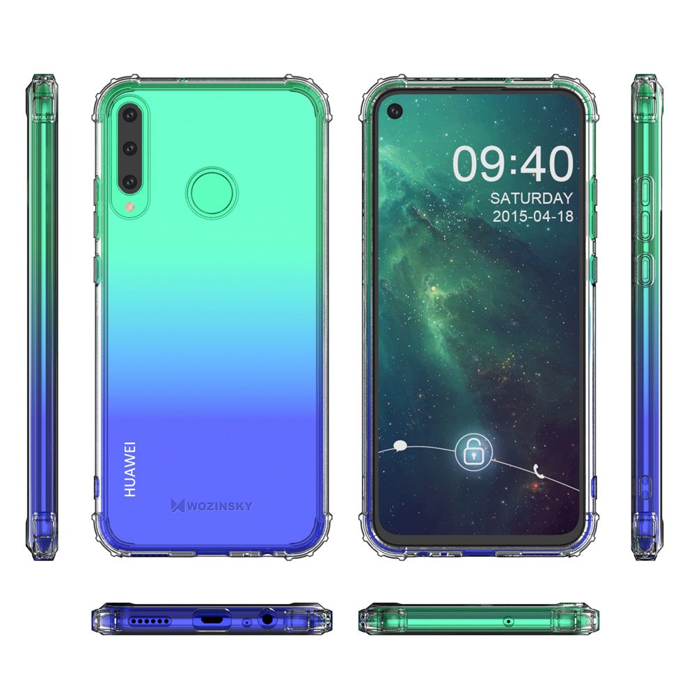 Pokrowiec silikonowy Anti Shock prze�roczysty Huawei P40 Lite E / 8