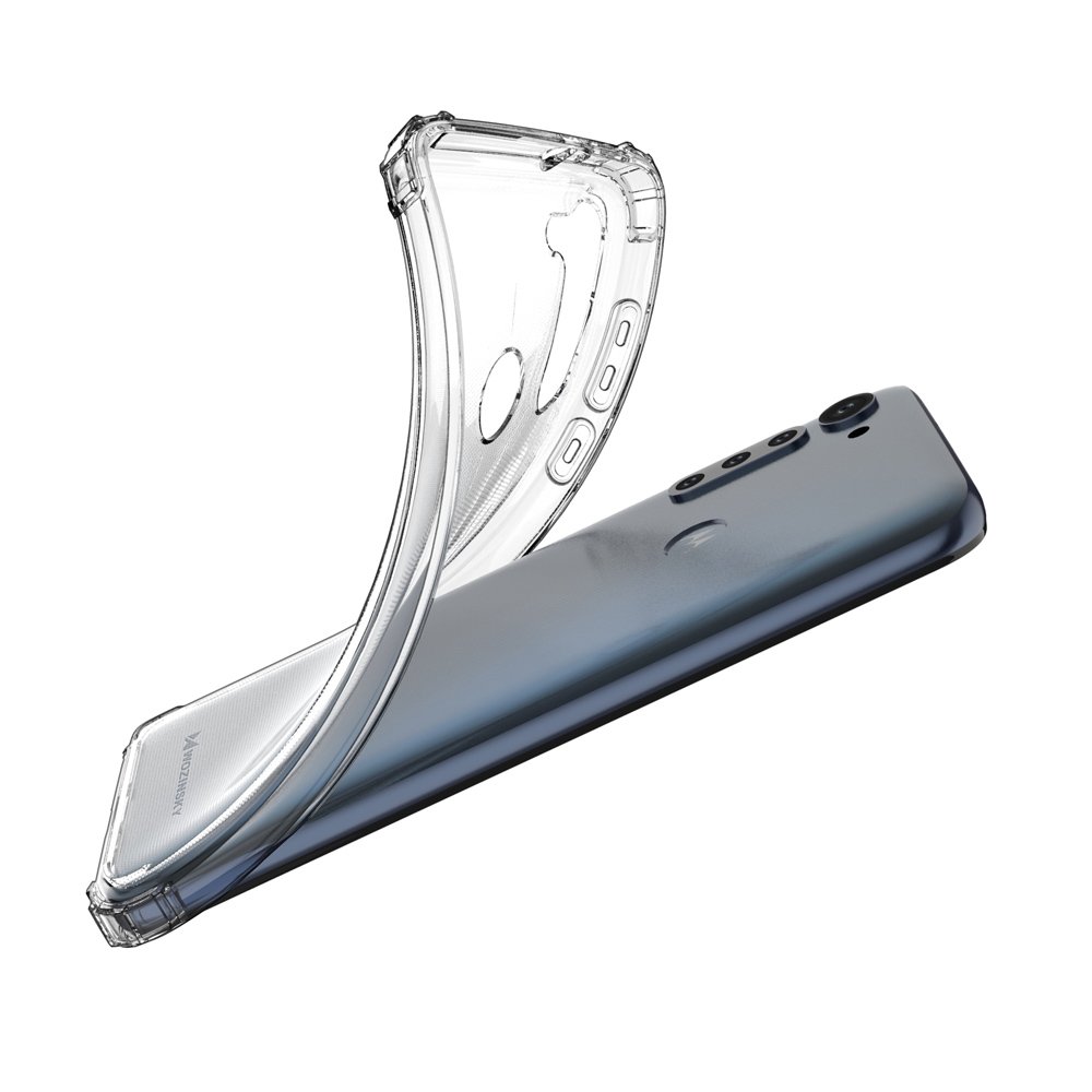 Pokrowiec silikonowy Anti Shock prze�roczysty Motorola Moto G8 Power / 10