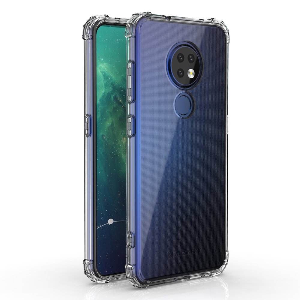 Pokrowiec silikonowy Anti Shock prze�roczysty Nokia 7.2
