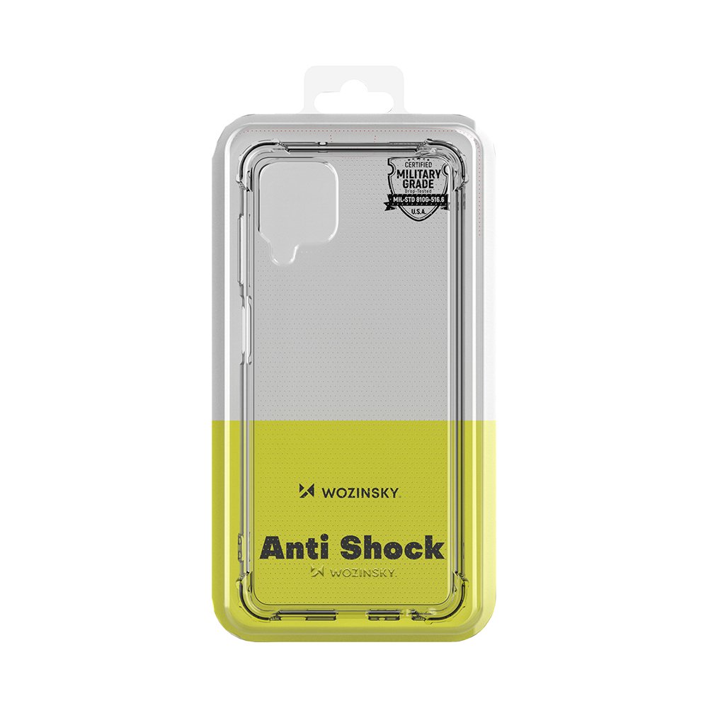Pokrowiec silikonowy Anti Shock przeźroczysty Samsung Galaxy A12 / 5 Pokrowiec silikonowy Anti Shock przeźroczysty Samsung Galaxy A12 / 5