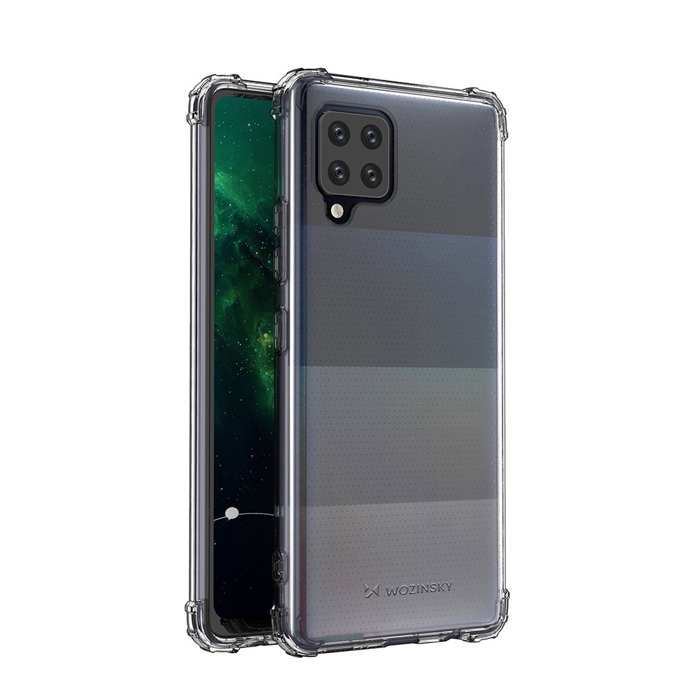 Pokrowiec silikonowy Anti Shock przeźroczysty Samsung Galaxy A42 5G / 2 Pokrowiec silikonowy Anti Shock przeźroczysty Samsung Galaxy A42 5G / 2