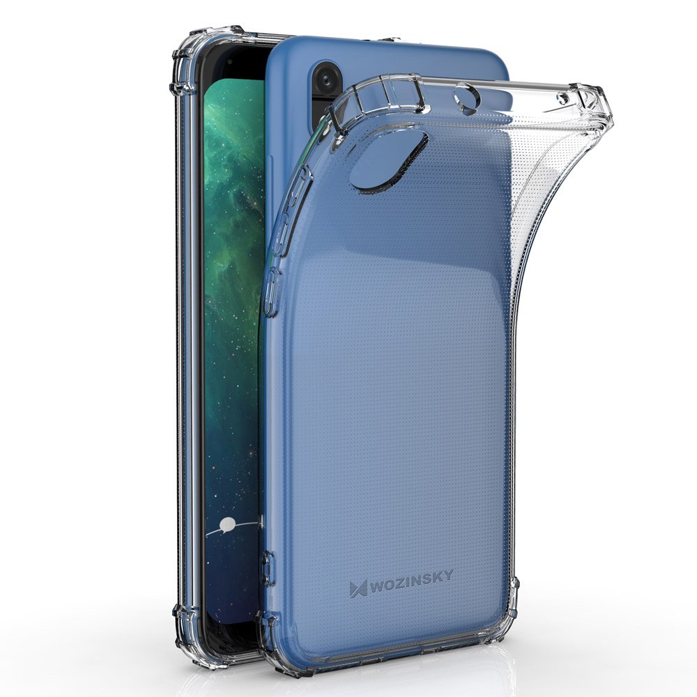 Pokrowiec silikonowy Anti Shock prze�roczysty Samsung Galaxy A10 / 9
