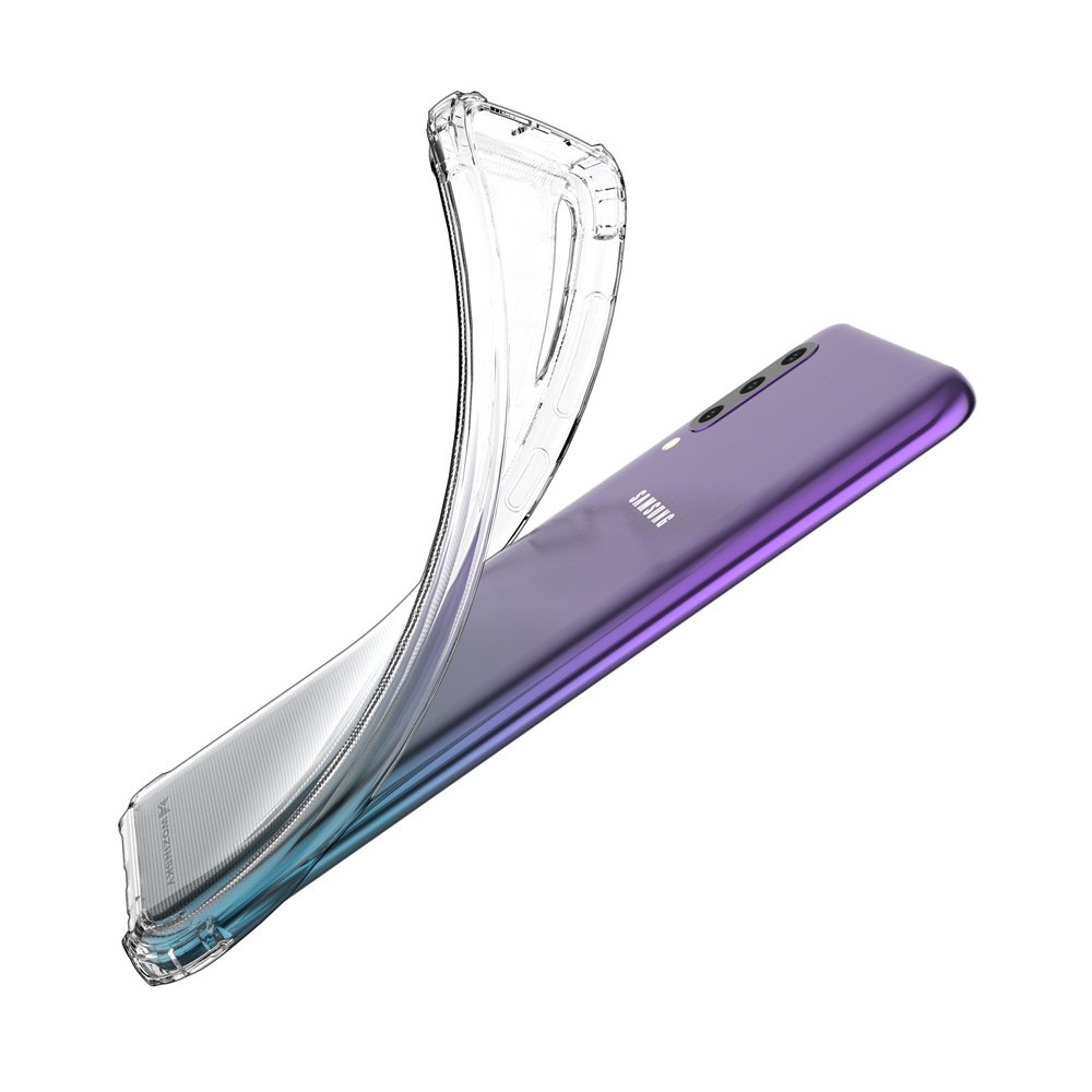 Pokrowiec silikonowy Anti Shock przeroczysty Samsung Galaxy A50 / 10