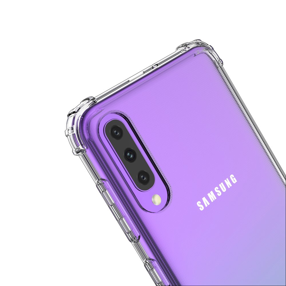 Pokrowiec silikonowy Anti Shock prze�roczysty Samsung Galaxy A50s / 8