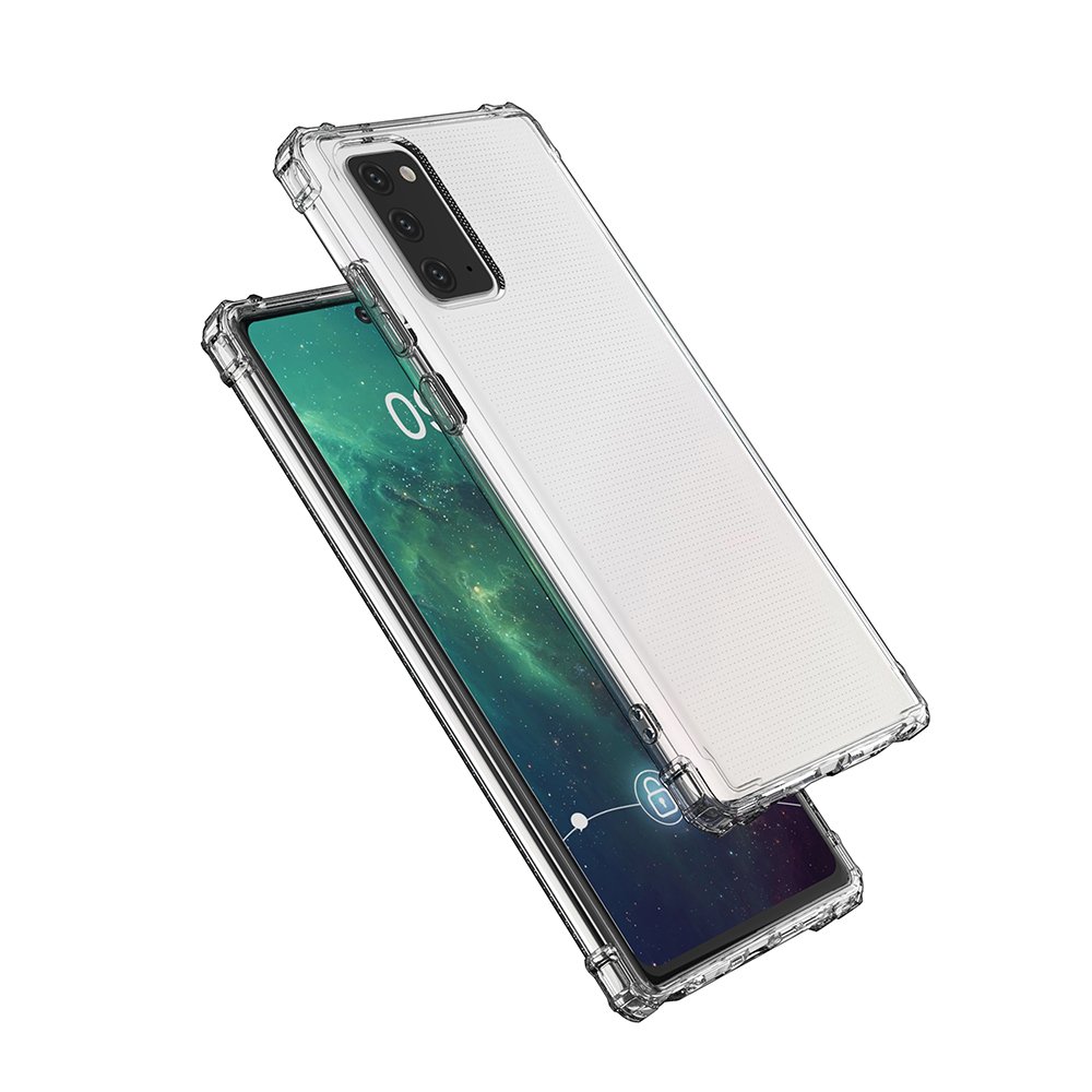 Pokrowiec silikonowy Anti Shock prze�roczysty Samsung Galaxy Note 20 / 7