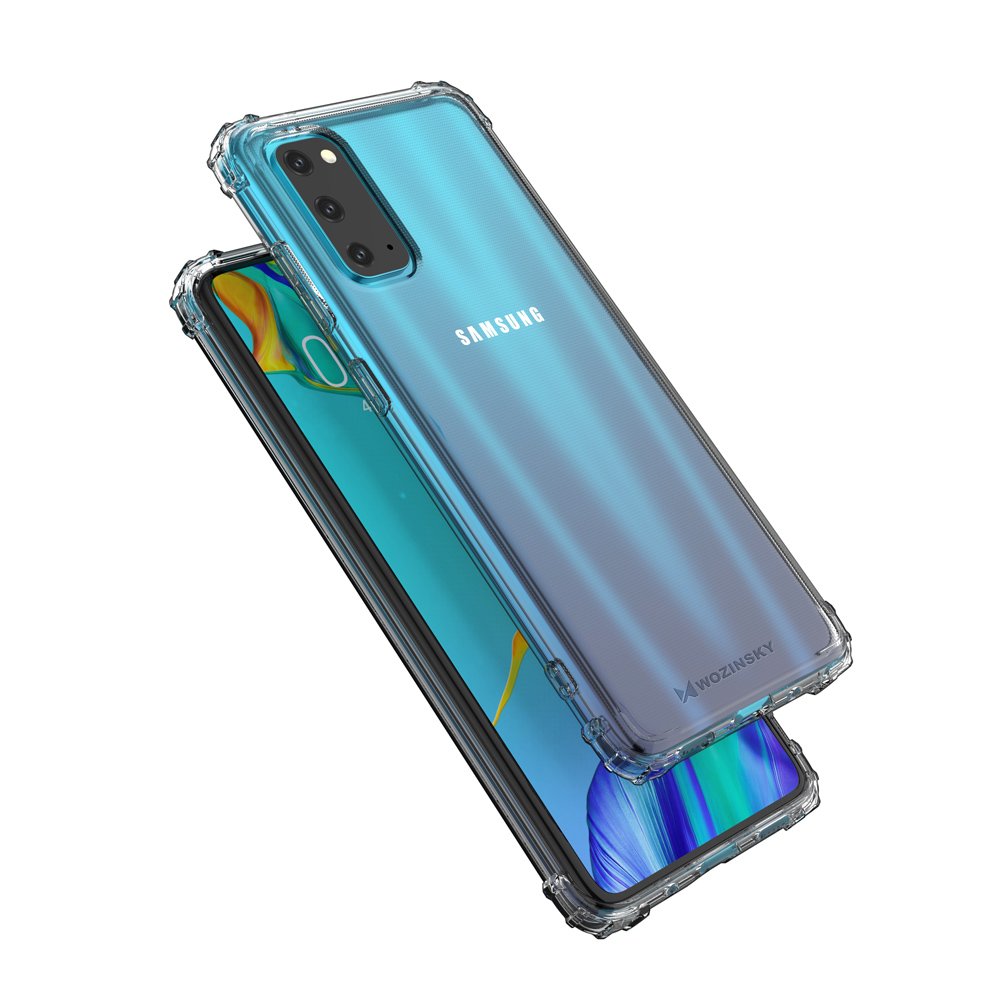 Pokrowiec silikonowy Anti Shock prze�roczysty Samsung Galaxy S20 / 6