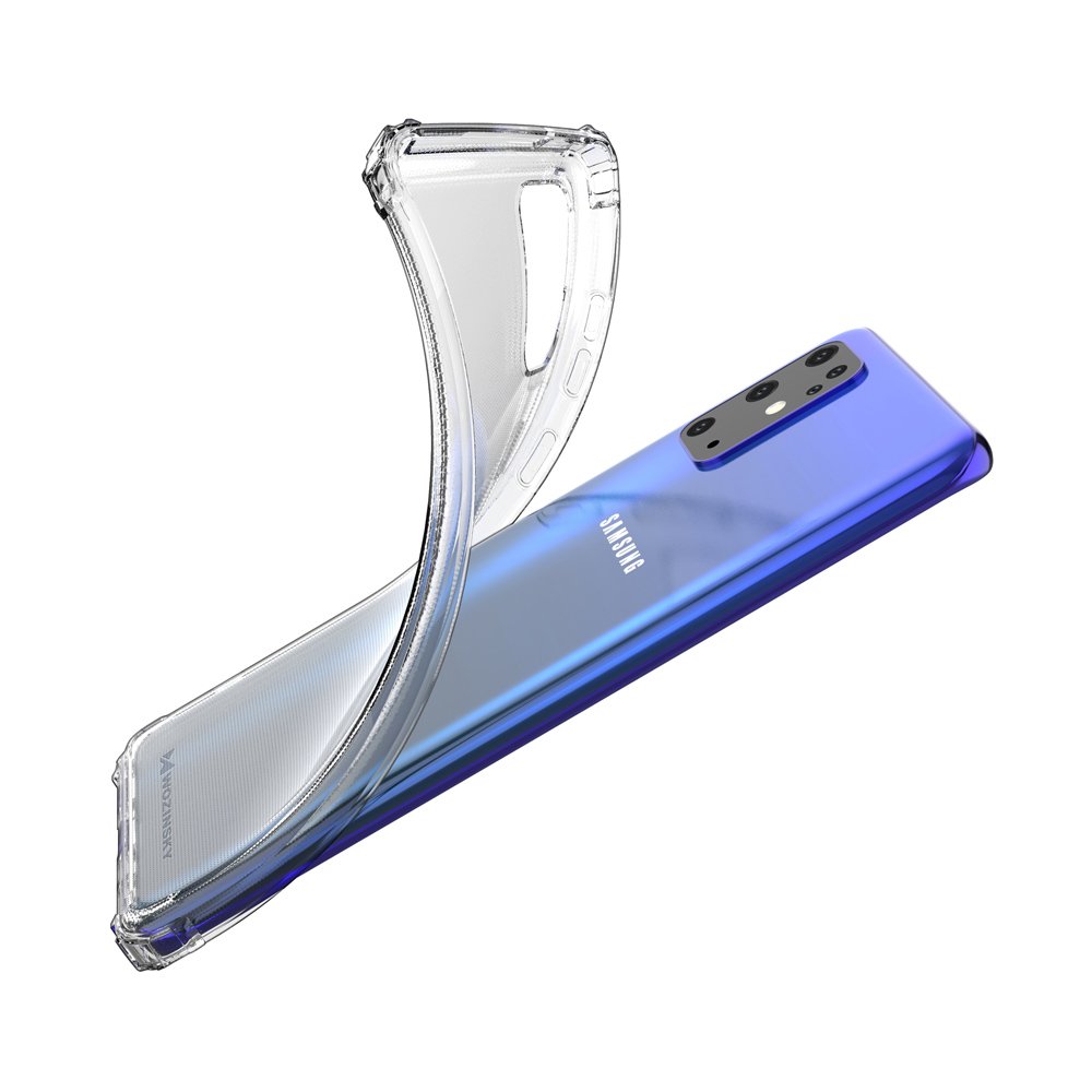 Pokrowiec silikonowy Anti Shock przeźroczysty Samsung Galaxy S20 Plus / 9 Pokrowiec silikonowy Anti Shock przeźroczysty Samsung Galaxy S20 Plus / 9