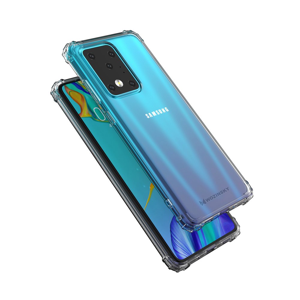 Pokrowiec silikonowy Anti Shock przeroczysty Samsung galaxy S20 Ultra / 7