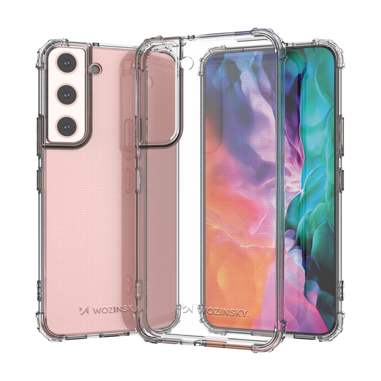 Pokrowiec silikonowy Anti Shock prze�roczysty Samsung Galaxy S22 / 2