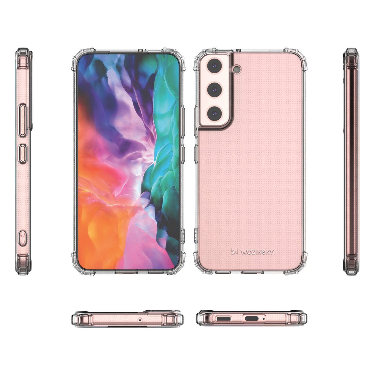 Pokrowiec silikonowy Anti Shock prze�roczysty Samsung Galaxy S22 / 9