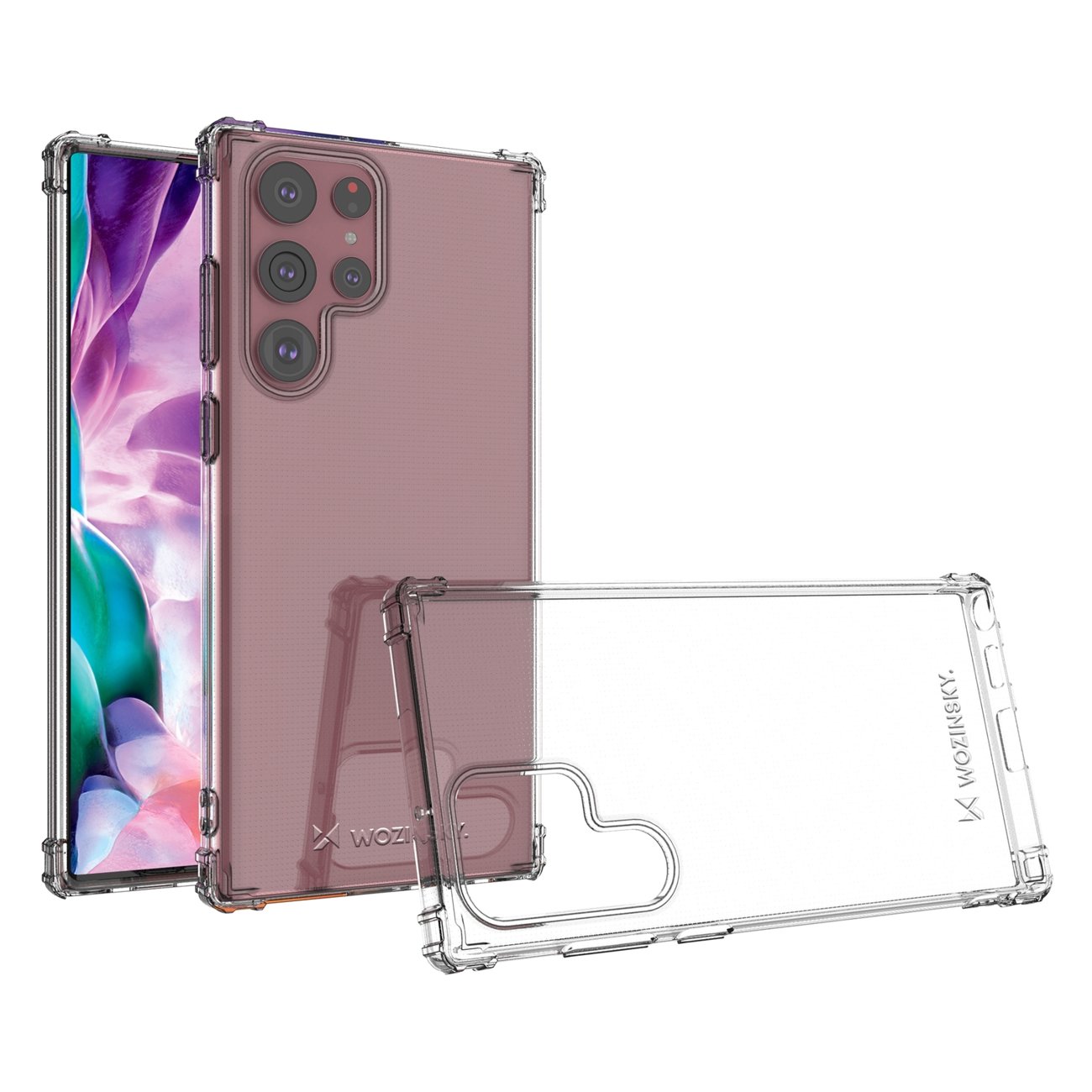 Pokrowiec silikonowy Anti Shock prze�roczysty Samsung Galaxy S22 Ultra