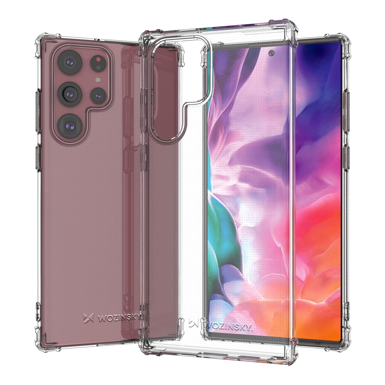 Pokrowiec silikonowy Anti Shock prze�roczysty Samsung Galaxy S22 Ultra / 2