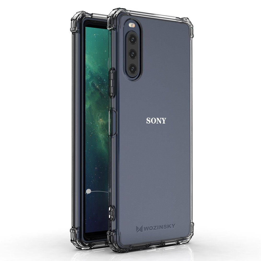 Pokrowiec silikonowy Anti Shock prze�roczysty Sony Xperia 10 II