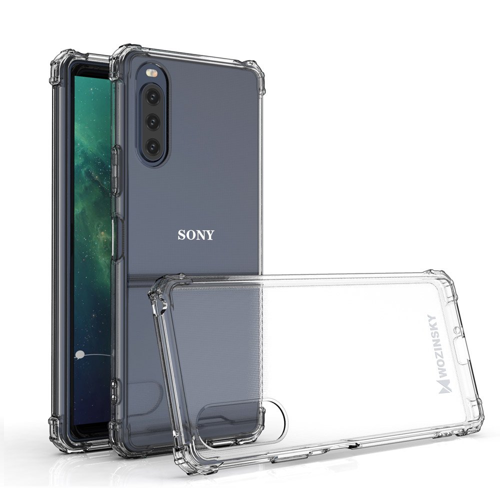 Pokrowiec silikonowy Anti Shock prze�roczysty Sony Xperia 10 II / 2