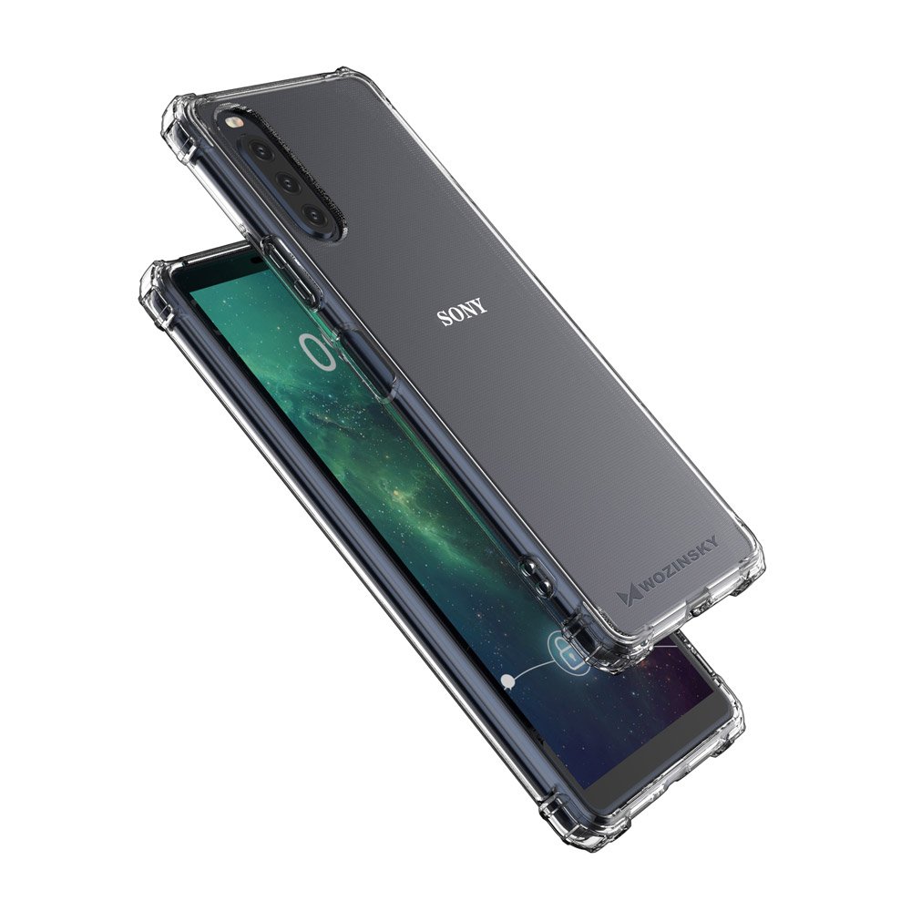 Pokrowiec silikonowy Anti Shock prze�roczysty Sony Xperia 10 II / 6