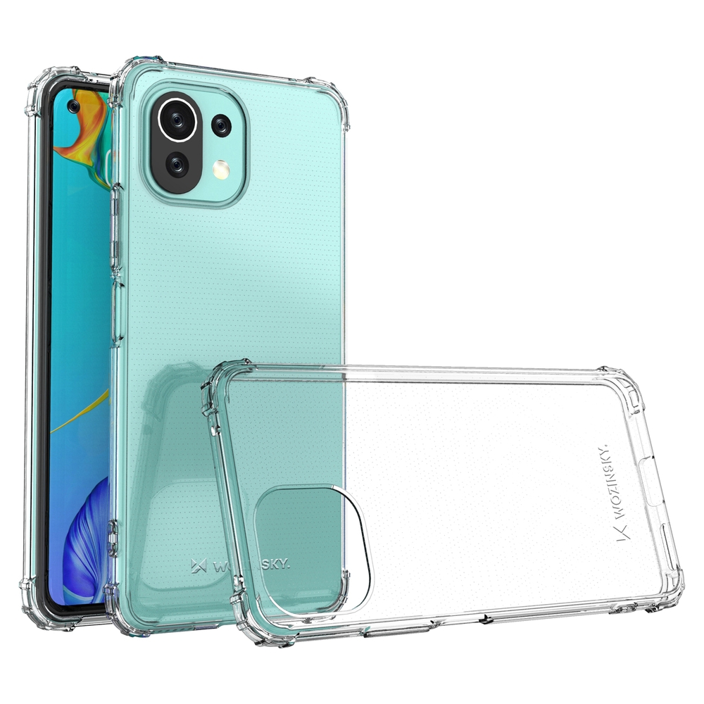 Pokrowiec silikonowy Anti Shock prze�roczysty Xiaomi Mi 11 Lite 5G