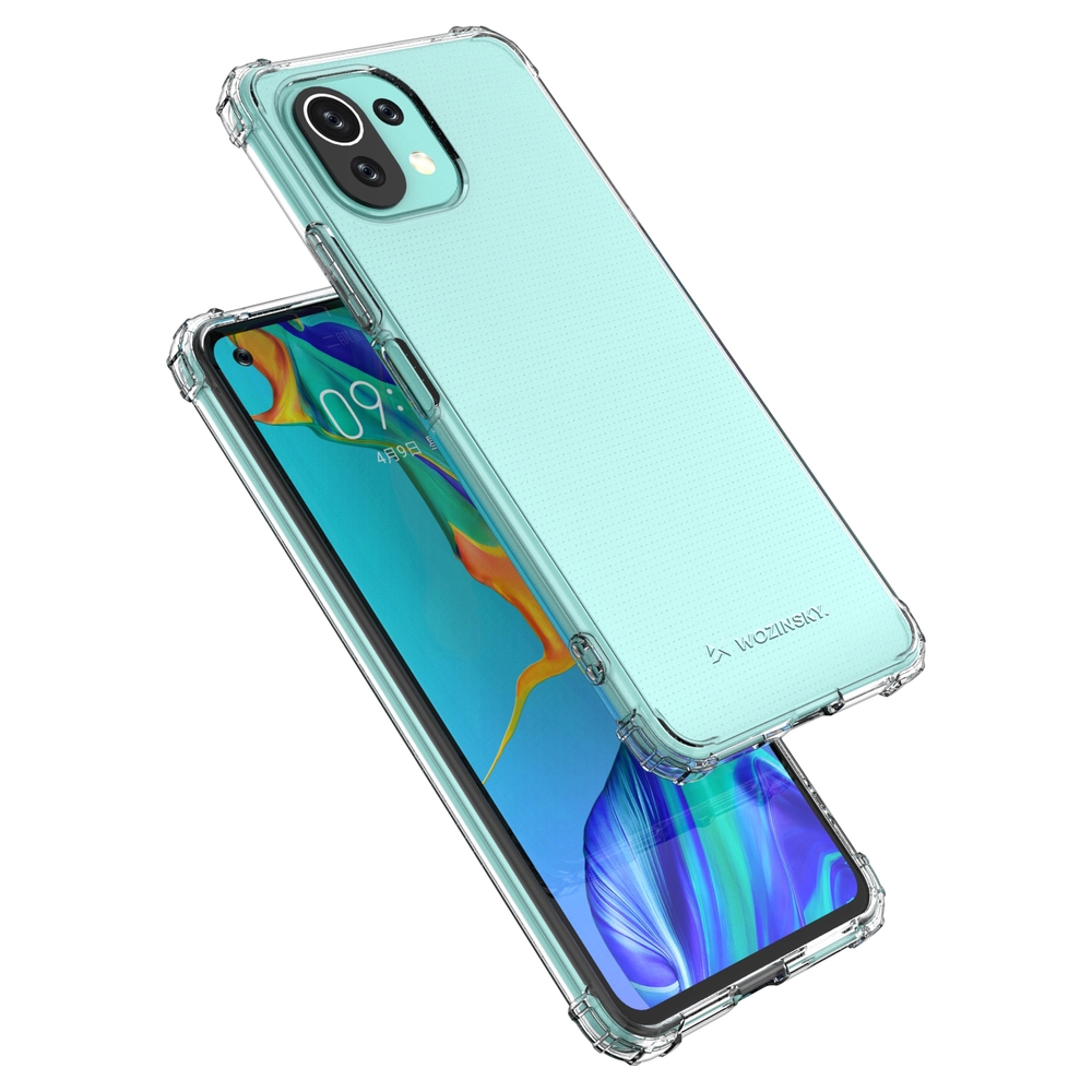 Pokrowiec silikonowy Anti Shock prze�roczysty Xiaomi Mi 11 Lite 5G / 8