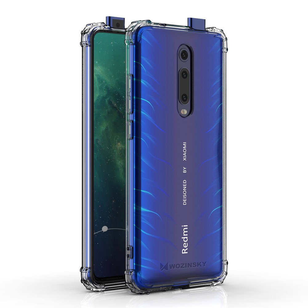 Pokrowiec silikonowy Anti Shock prze�roczysty Xiaomi Mi 9T