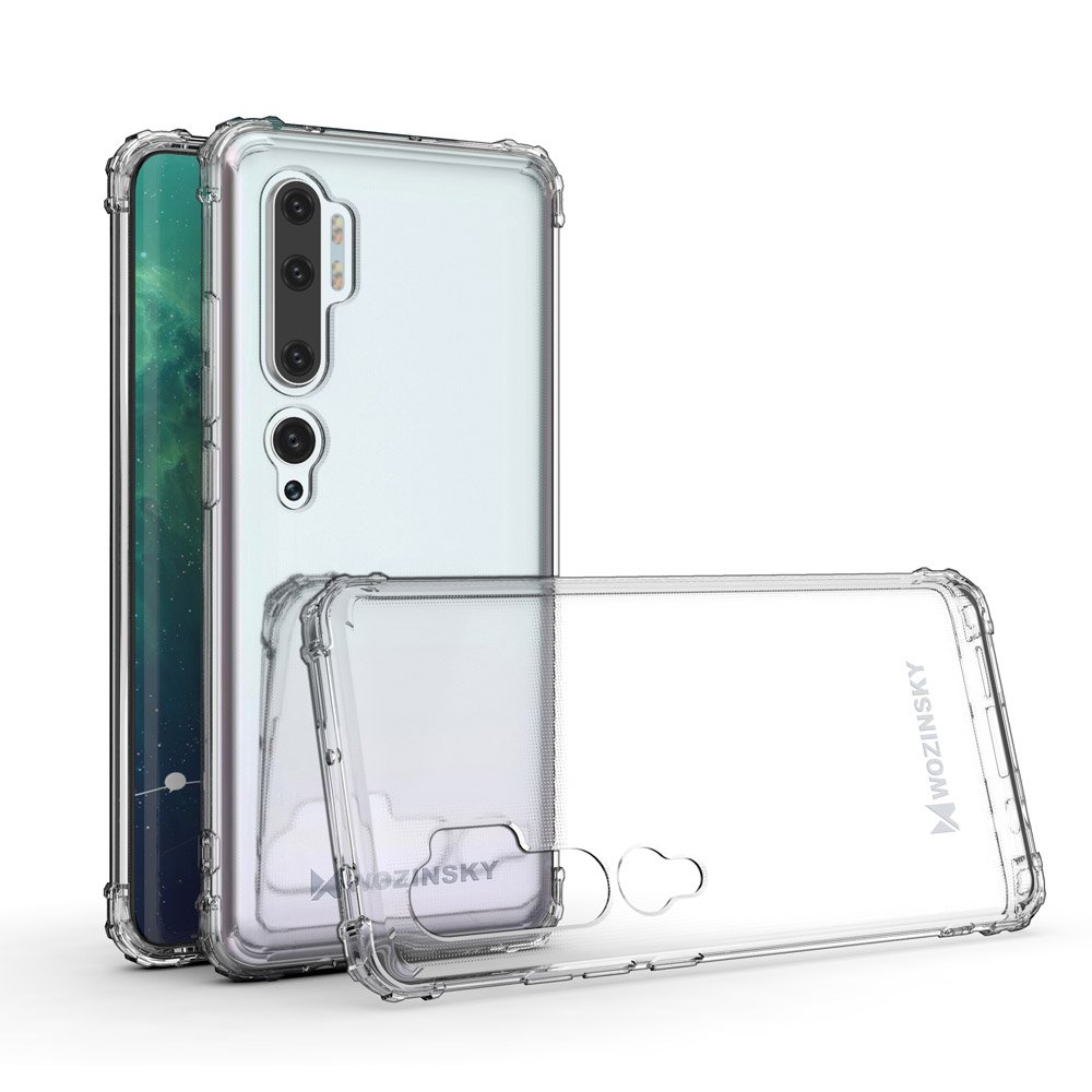 Pokrowiec silikonowy Anti Shock prze�roczysty Xiaomi Mi Note 10 / 2